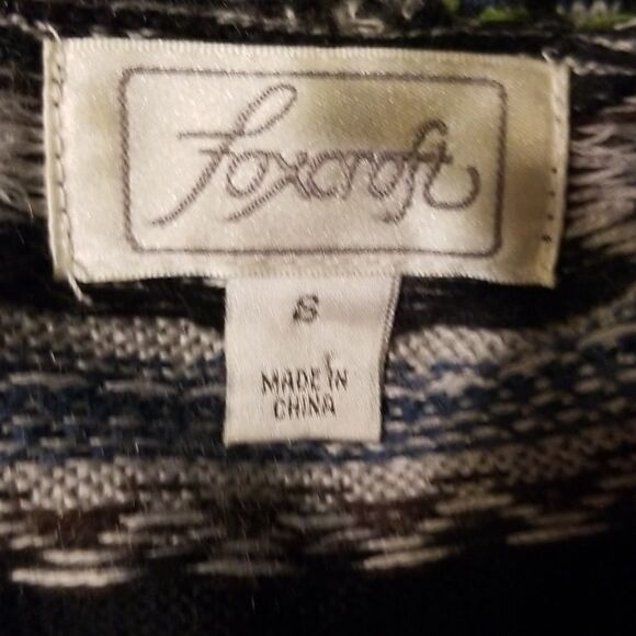 Foxcroft Aztec design cardigan   - Picture 5 of 6